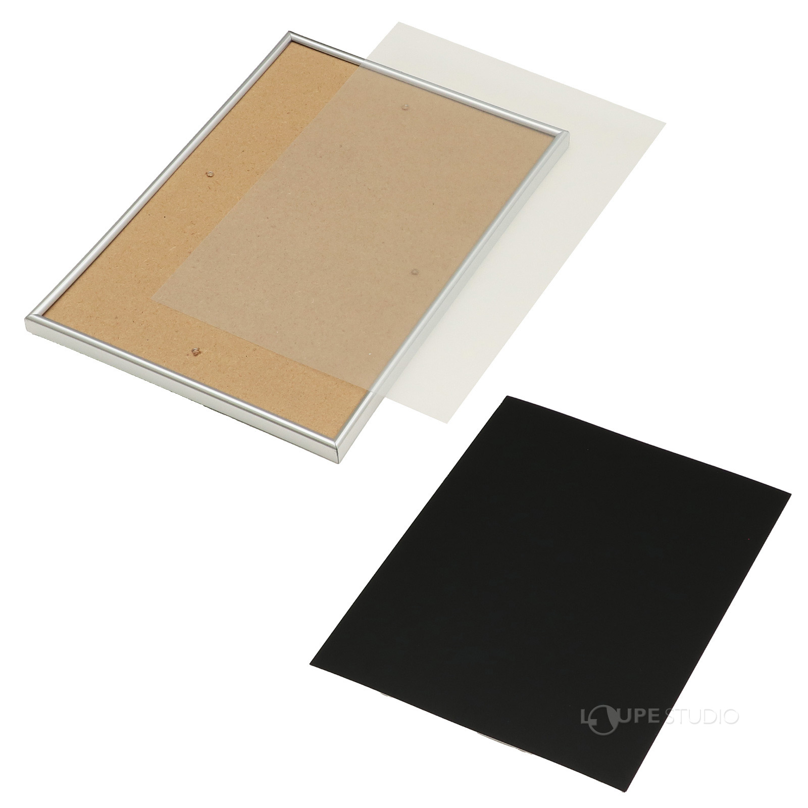 スクラッチボードとメタリックフレーム付きのセット 