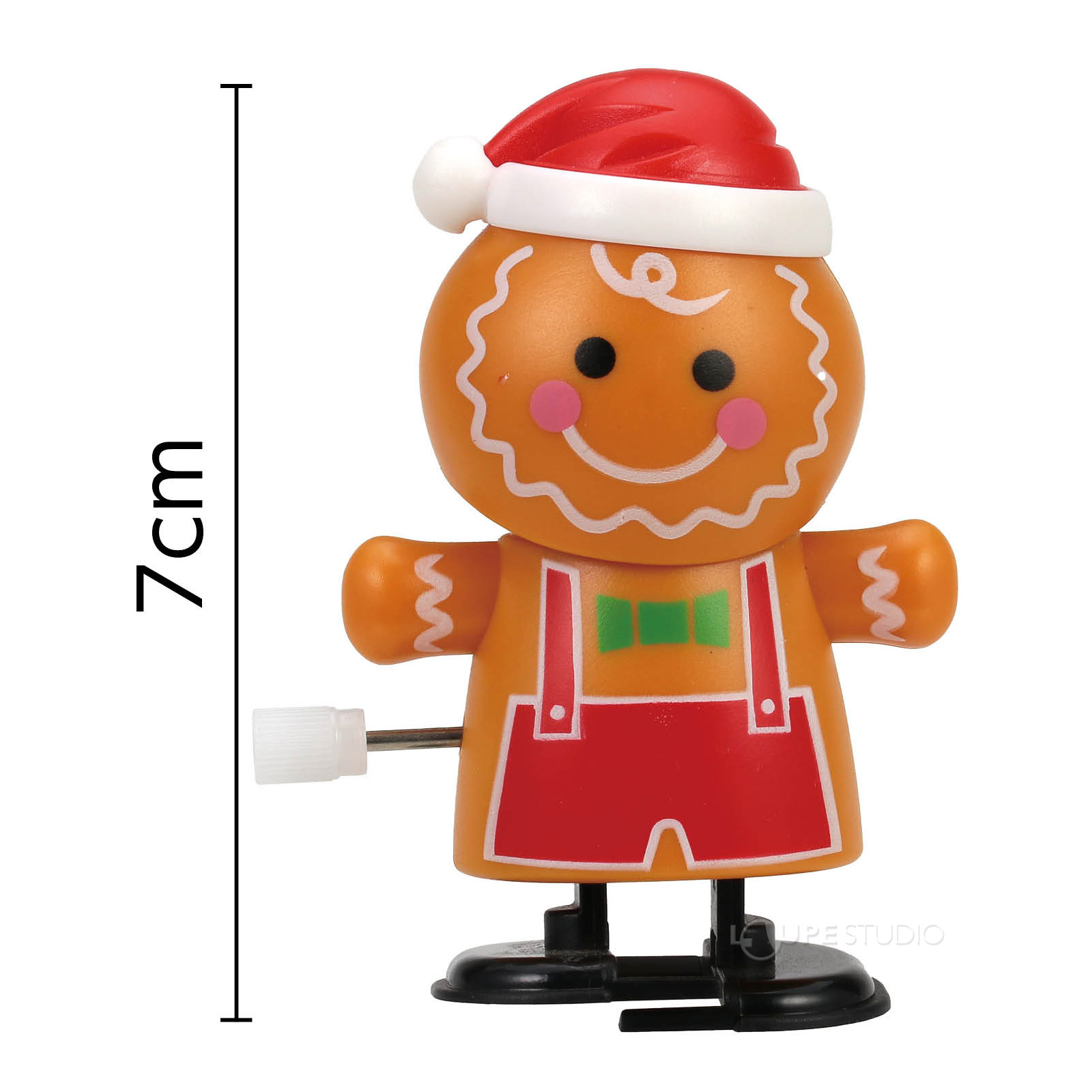 ジンジャーブレッドマンのかわいいゼンマイおもちゃ! 