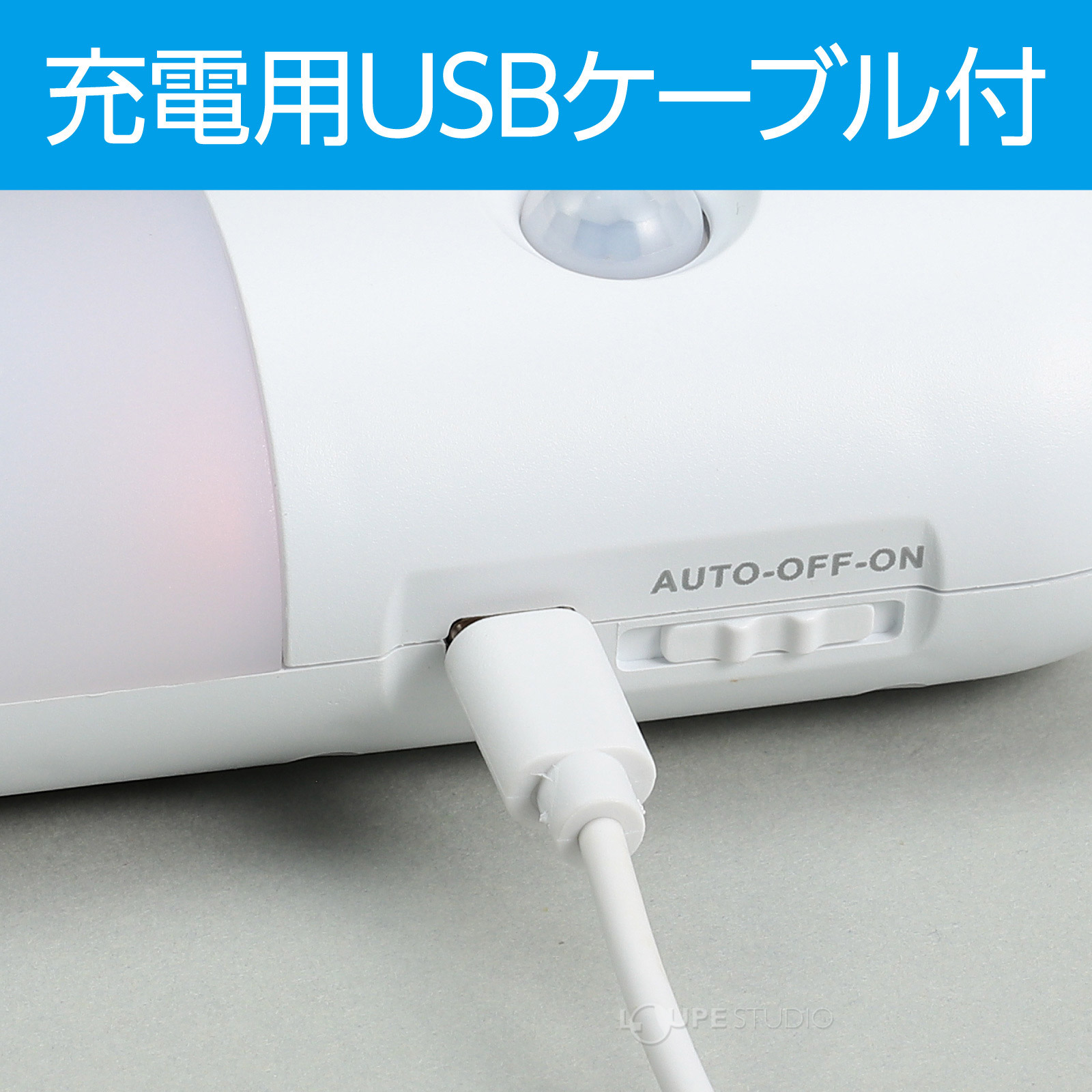 充電用USBケーブル付 
