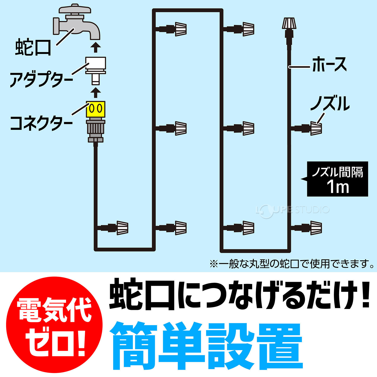 簡単設置