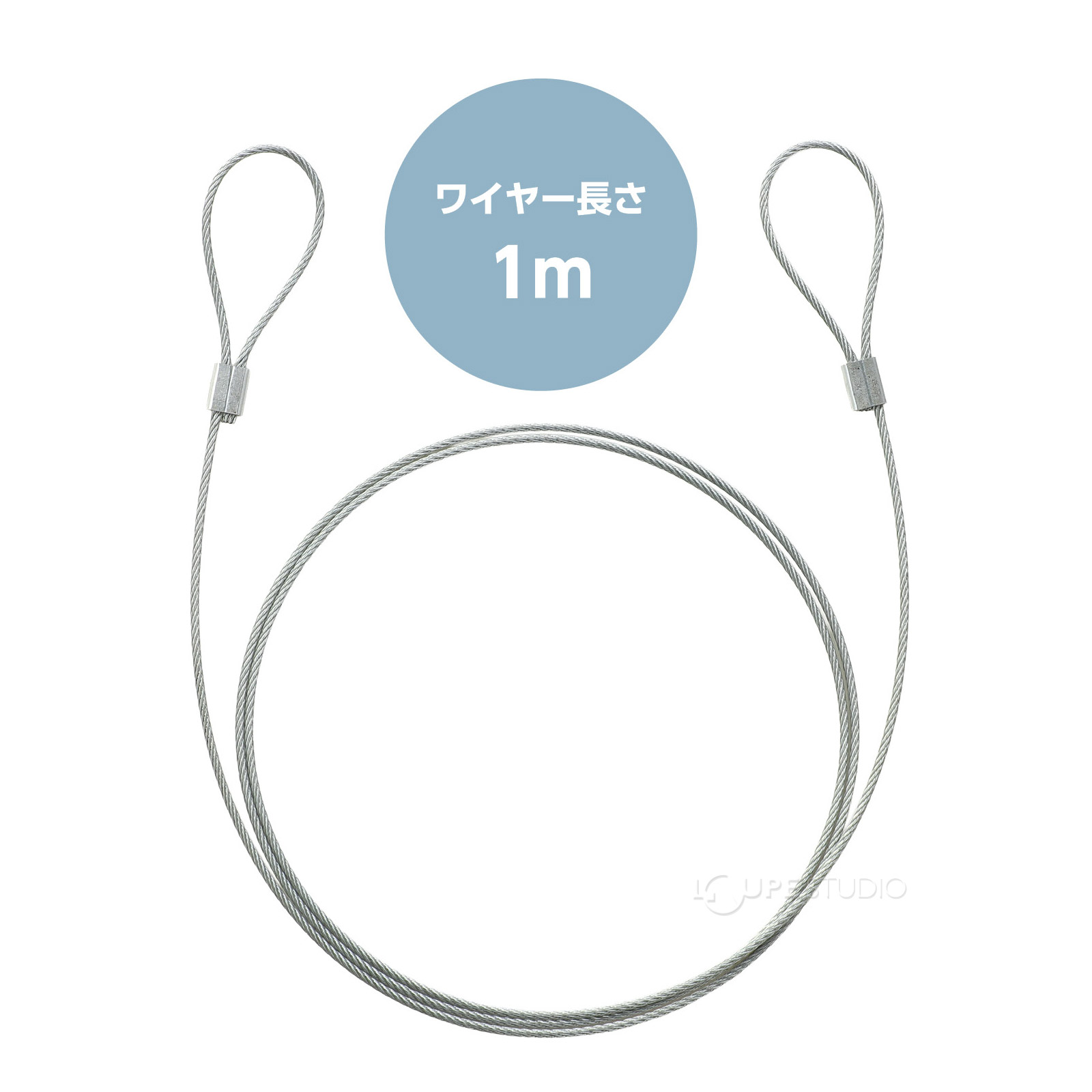 1mのセキュリティワイヤー! 