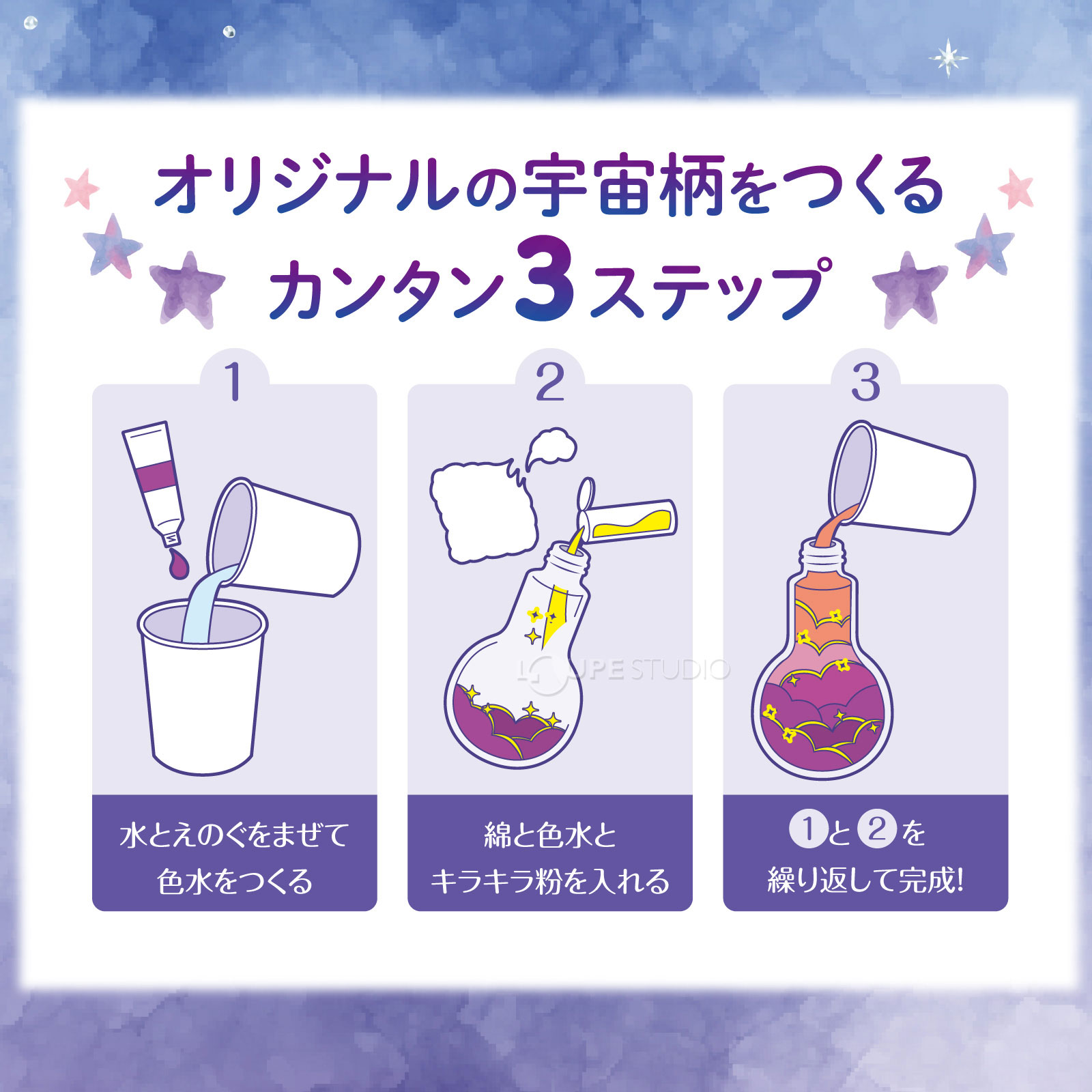 かんたん3ステップ 