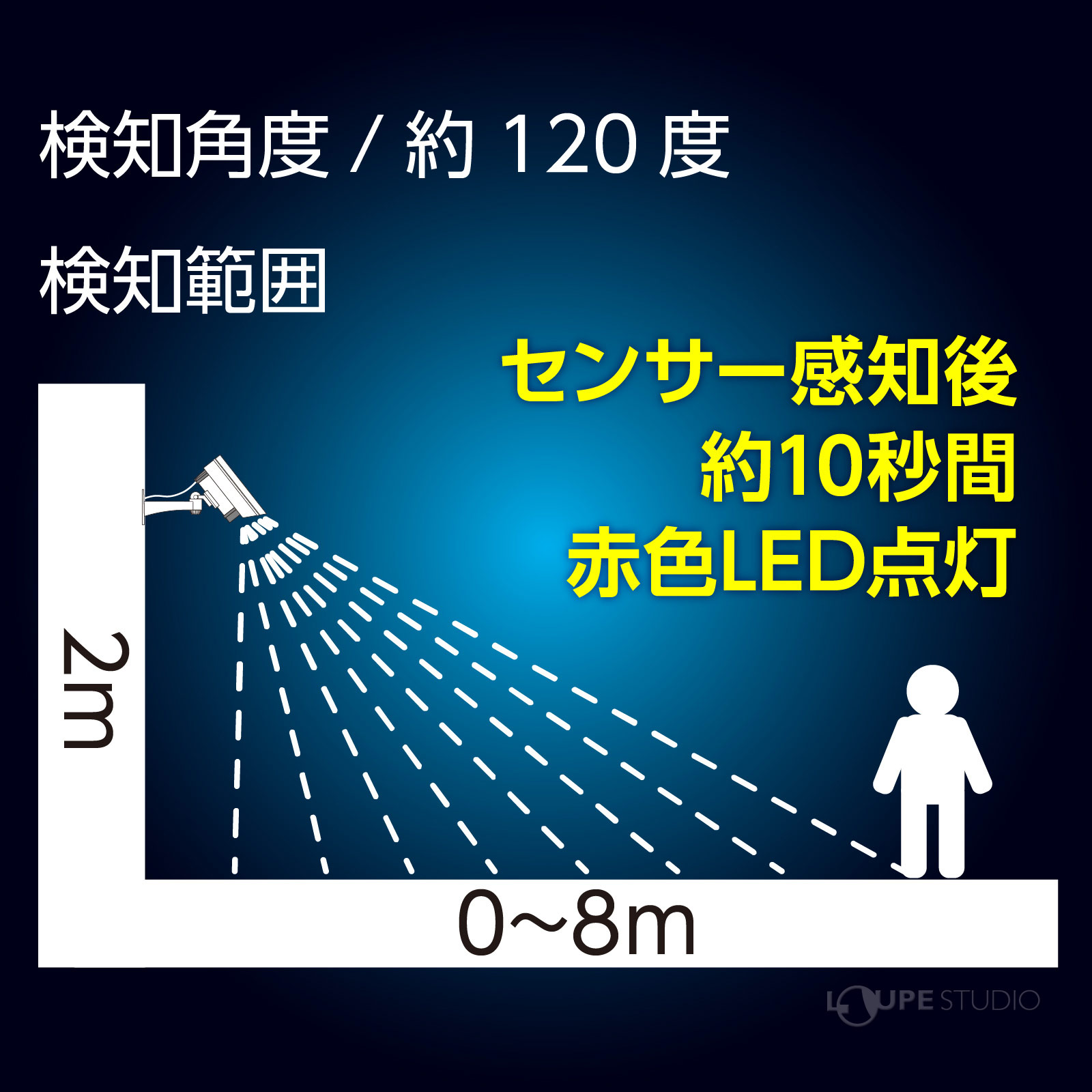検知範囲 