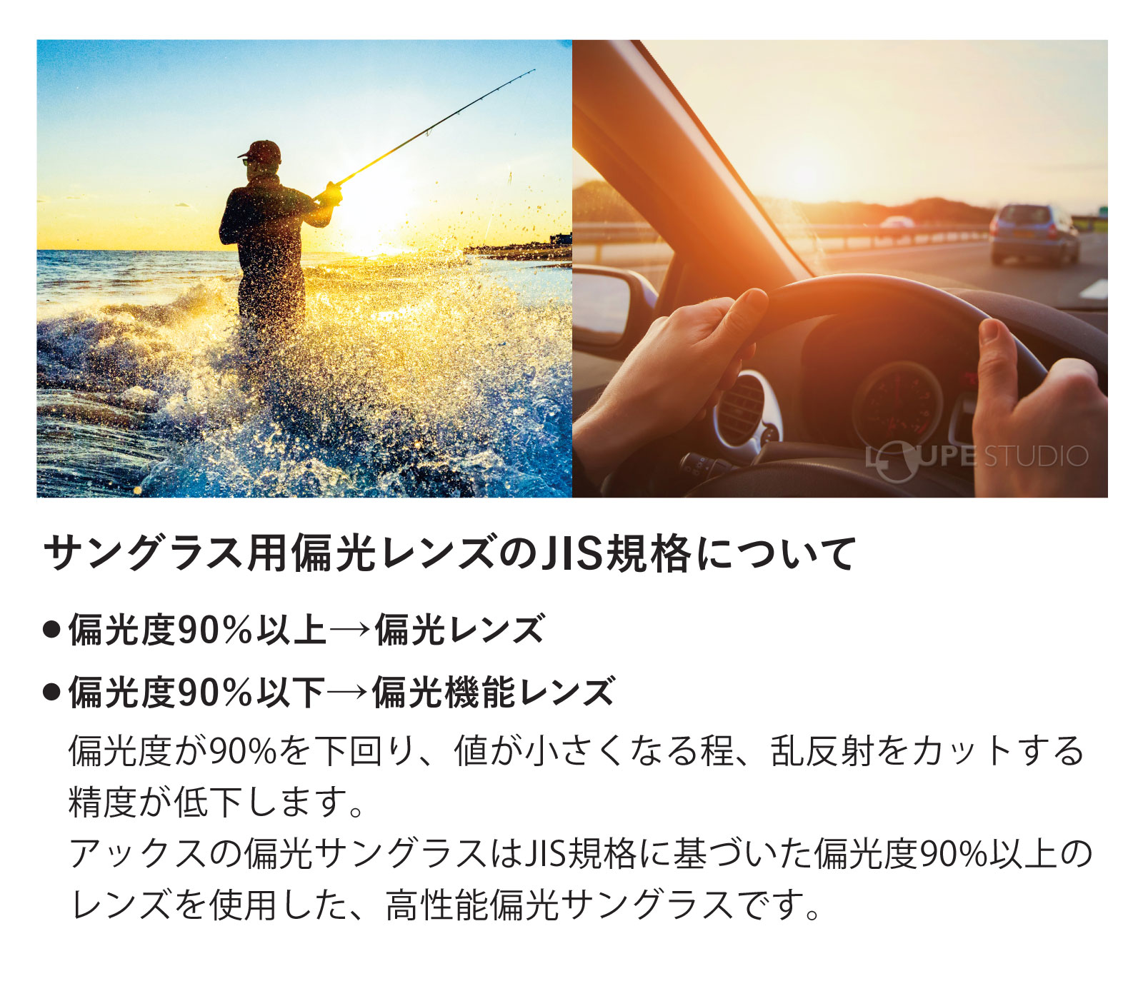 偏光レンズ 