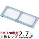 ヘッドルーペ 双眼ヘッドルーペ 交換レンズ BM-120C1 2.7倍 BM-120専用 池田レンズ