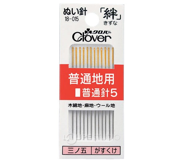 ぬい針 絆 普通地用 普通針5 R5 ガス針 