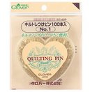 キルトしつけピン100本入 No.1 57405 クロバー 手芸 裁縫 ソーイング用品 洋裁 ハンドクラフト