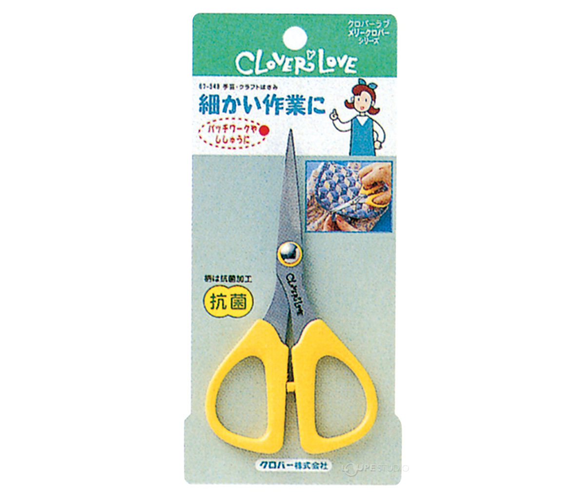 ハサミ 日本製 LM-手芸・クラフトはさみ ステンレス 錆に強い 裁縫道具 工作 手作り クロバー Clover :clv-1777:ルーペスタジオ  - 通販 - Yahoo!ショッピング