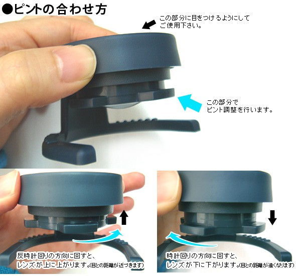 ピントの合わせ方 