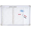 スケジュールボード LL 横書き スケュジュール管理 オフィス お店 ボード デビカ