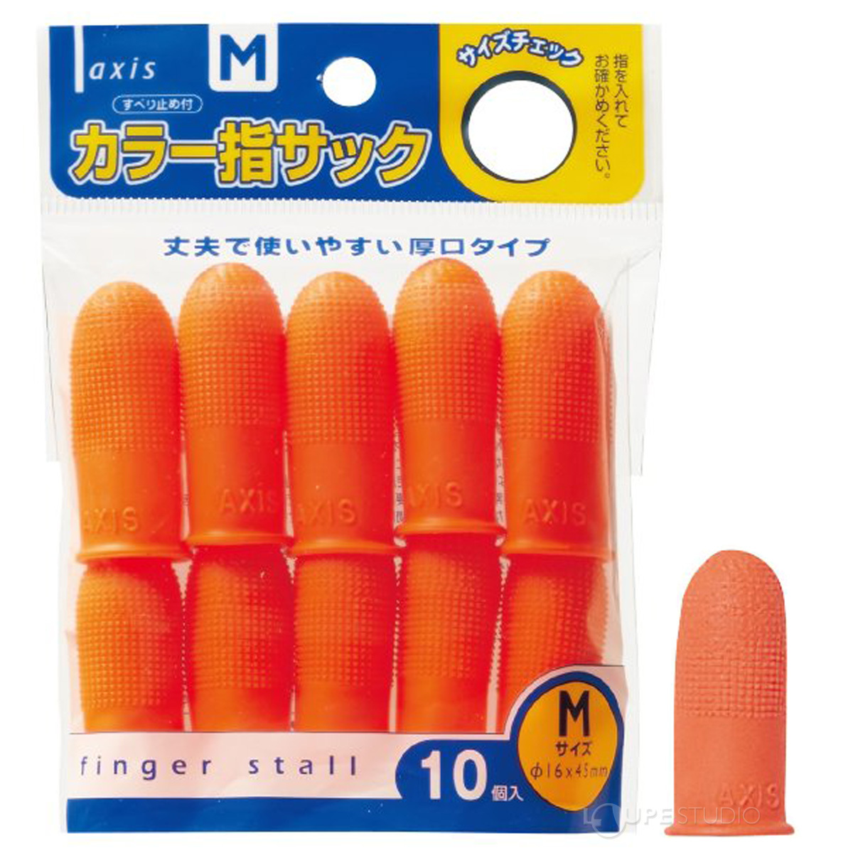 カラー指サック(10個入)・M 