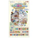 国旗一覧 国旗シール 世界 197カ国 デコレートタイプ 日本製 インデックス 国旗 イラスト デビカ アルファベット 復習 自由研究 工作 地図 シンボル図形 地理 万国旗 お子様ランチ