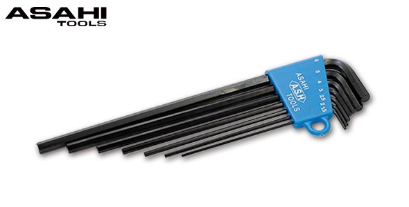 ALS ロング六角棒レンチセット 7本組 1.5-6mm