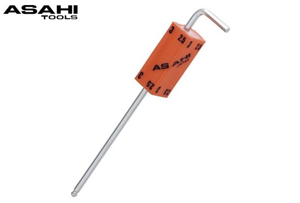 AQKT 連結ホルダー付 ロングボールポイント六角棒レンチ キャッチャーボール付 3.0mm 