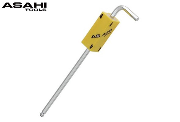 AQKT 連結ホルダー付 ロングボールポイント六角棒レンチ キャッチャーボール付 4.0mm 