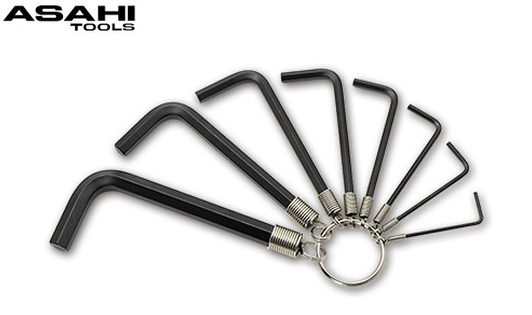 ARS リング付六角棒レンチセット 8本組 2-10mm 