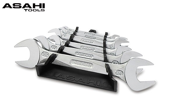 レボウェーブ 両口スパナセット 6本組 5.5x7-22x24 