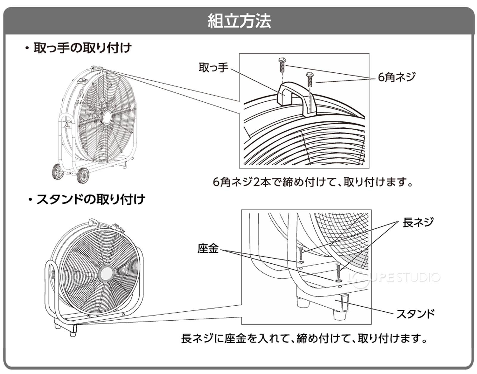 組み立て方法 