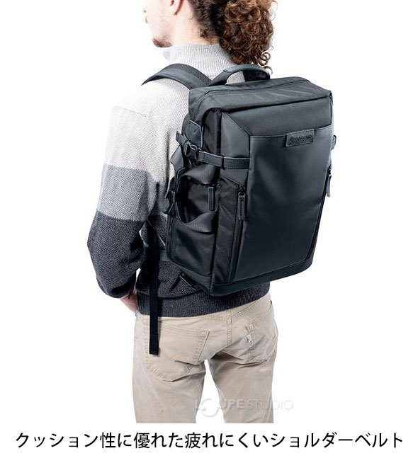 クッション性に優れた疲れにくいショルダーベルト