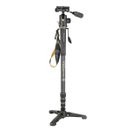 一脚 スマホ 自立式 VEO 2S CM-264TBP120T スタンド一脚 雲台付き カーボン 4段 スマートフォン 一眼レフカメラ ミラーレス スタンドポッド 運動会、入学式 バンガード VANGUARD