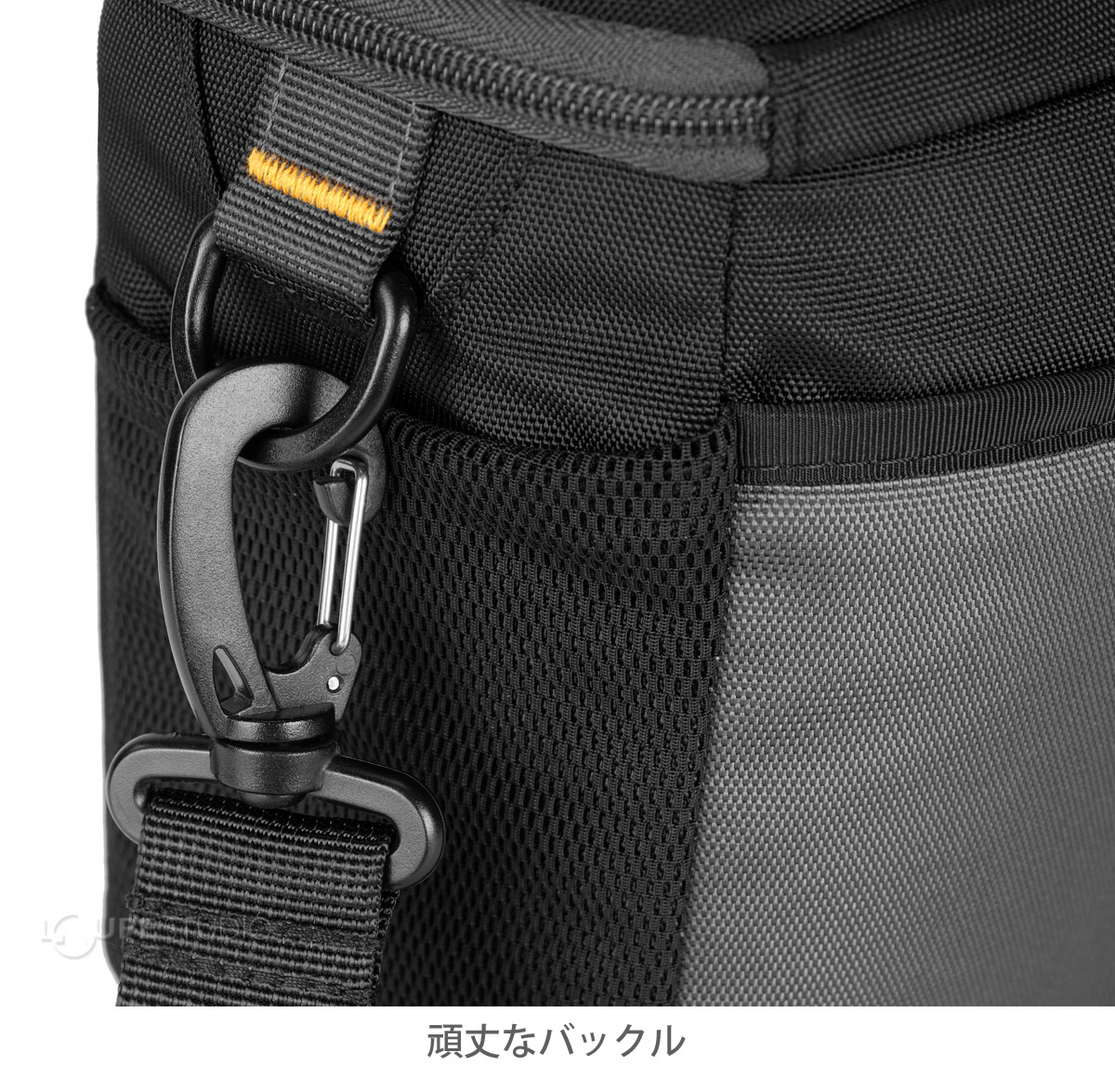 頑丈なバックル