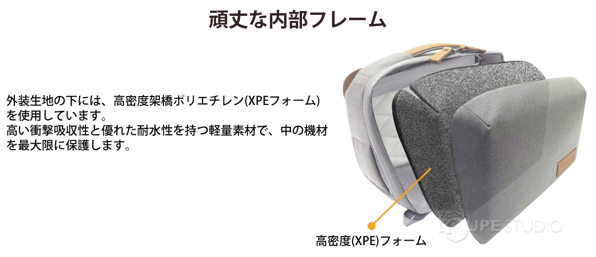 頑丈な内部フレーム 