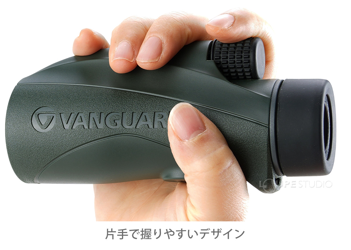 片手で握りやすいデザイン 