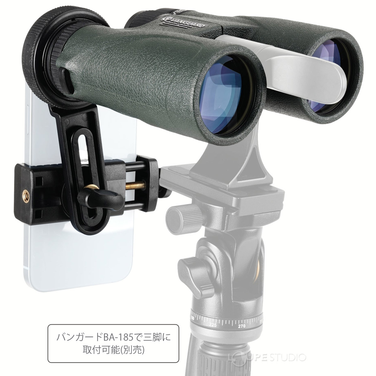 バンガードBA-185で三脚に取付可能(別売) 