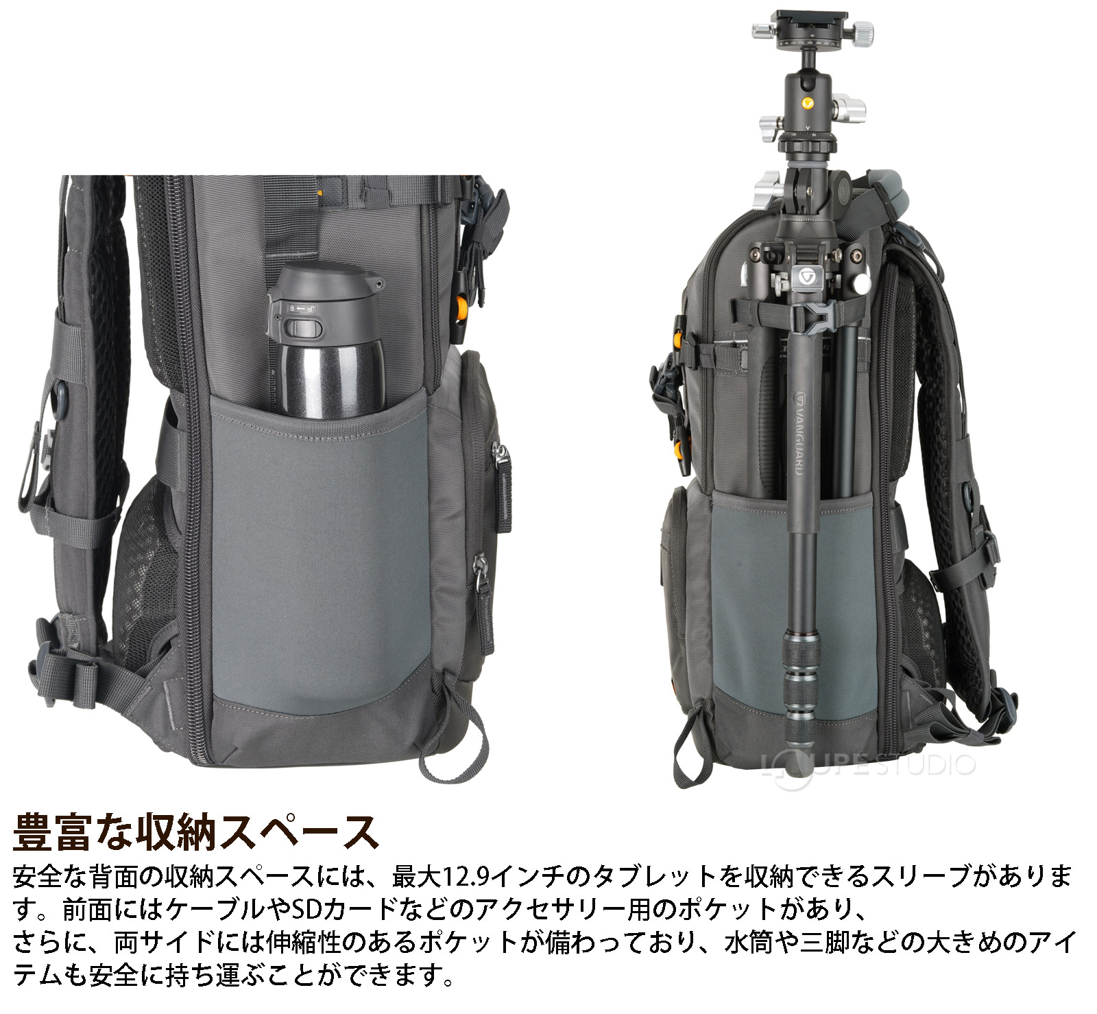 豊富な収納スペース 