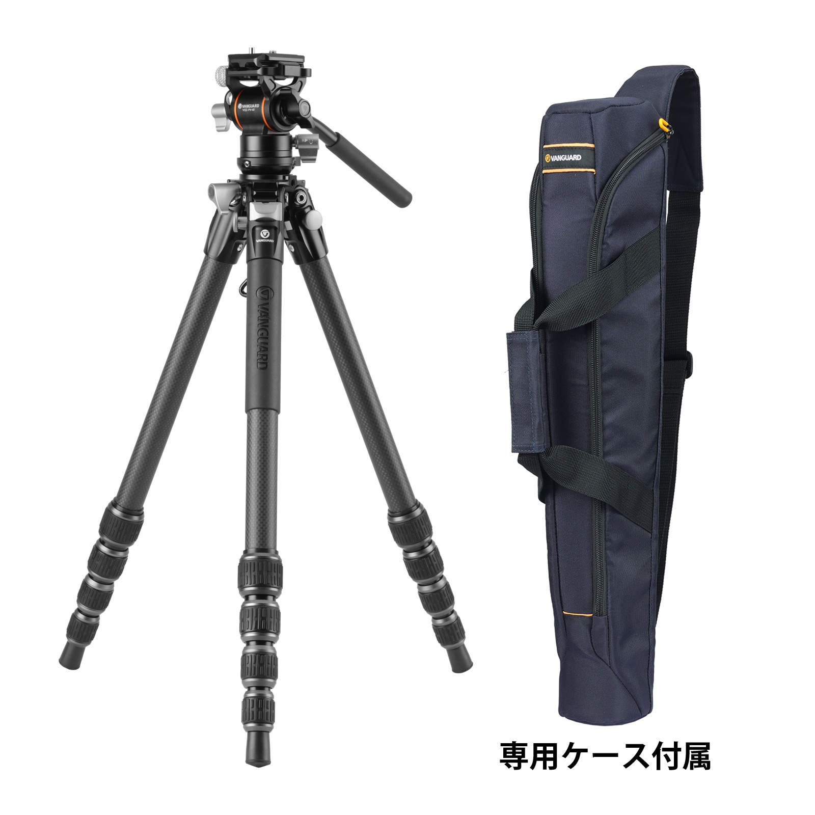 三脚 一眼レフ ミラーレス VESTA GO 264CV12 26脚径三脚 ビデオ