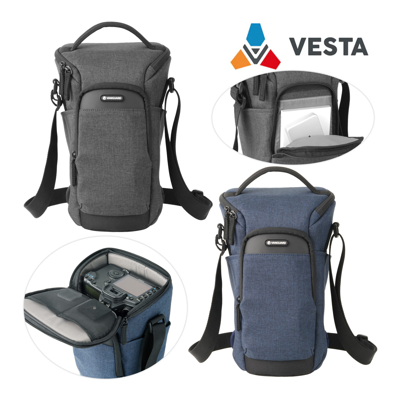 カメラバッグ VESTA ASPIRE 16Z ショルダーバッグ ズームバッグ 一眼レフカメラ ミラーレス一眼カメラ バックパック バンガード VANGUARD