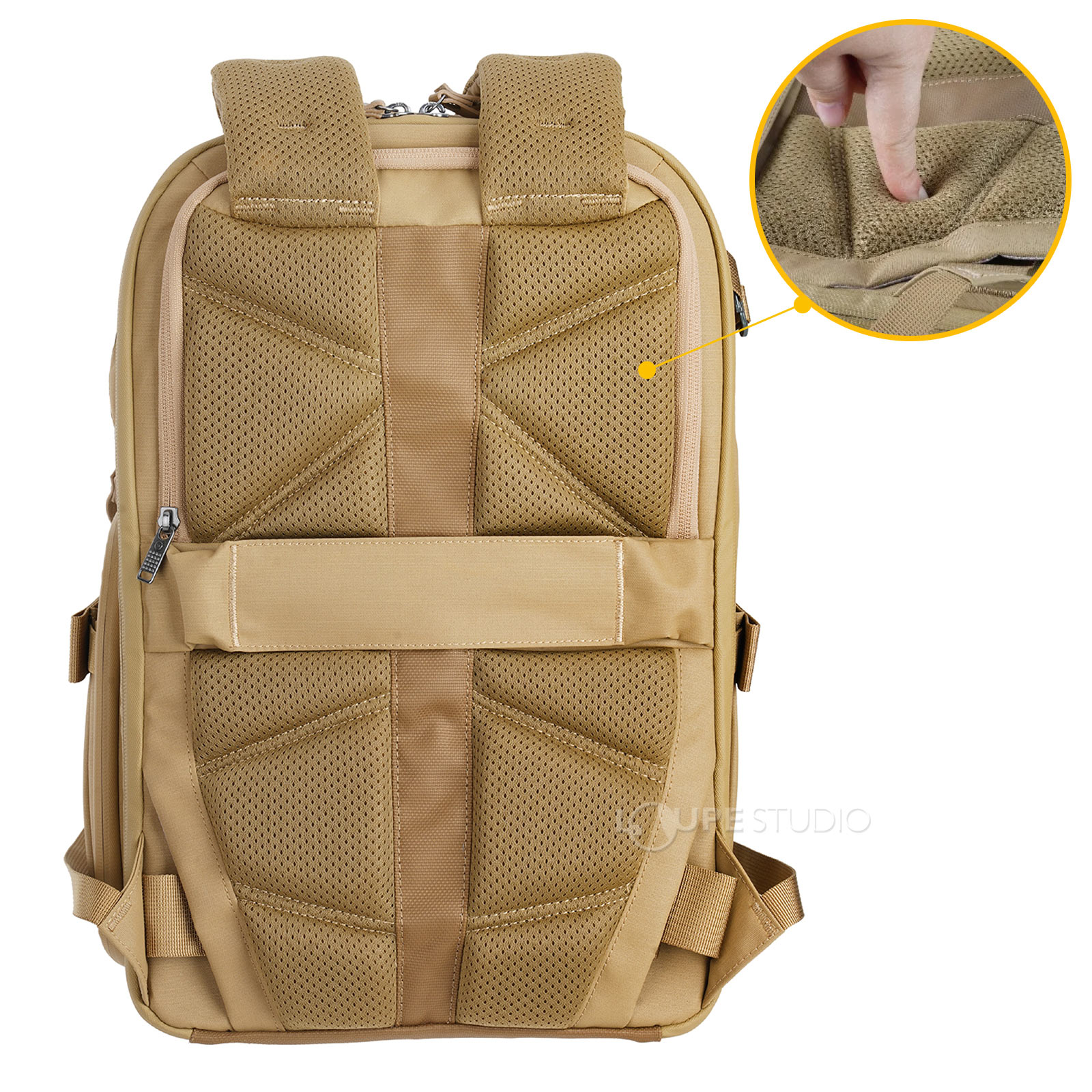 快適な装着感で長時間の移動もラクラク 