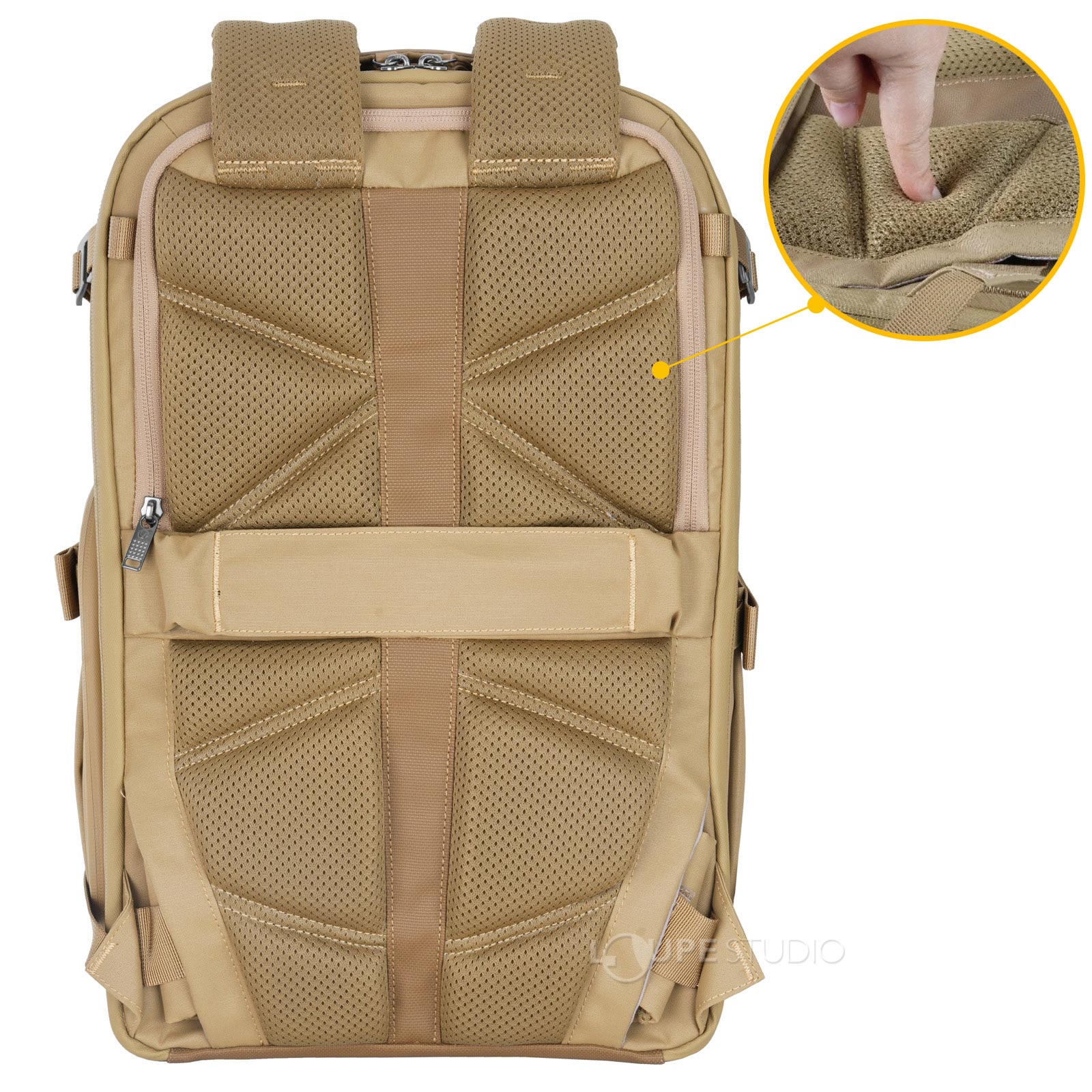 快適な装着感で長時間の移動もラクラク 