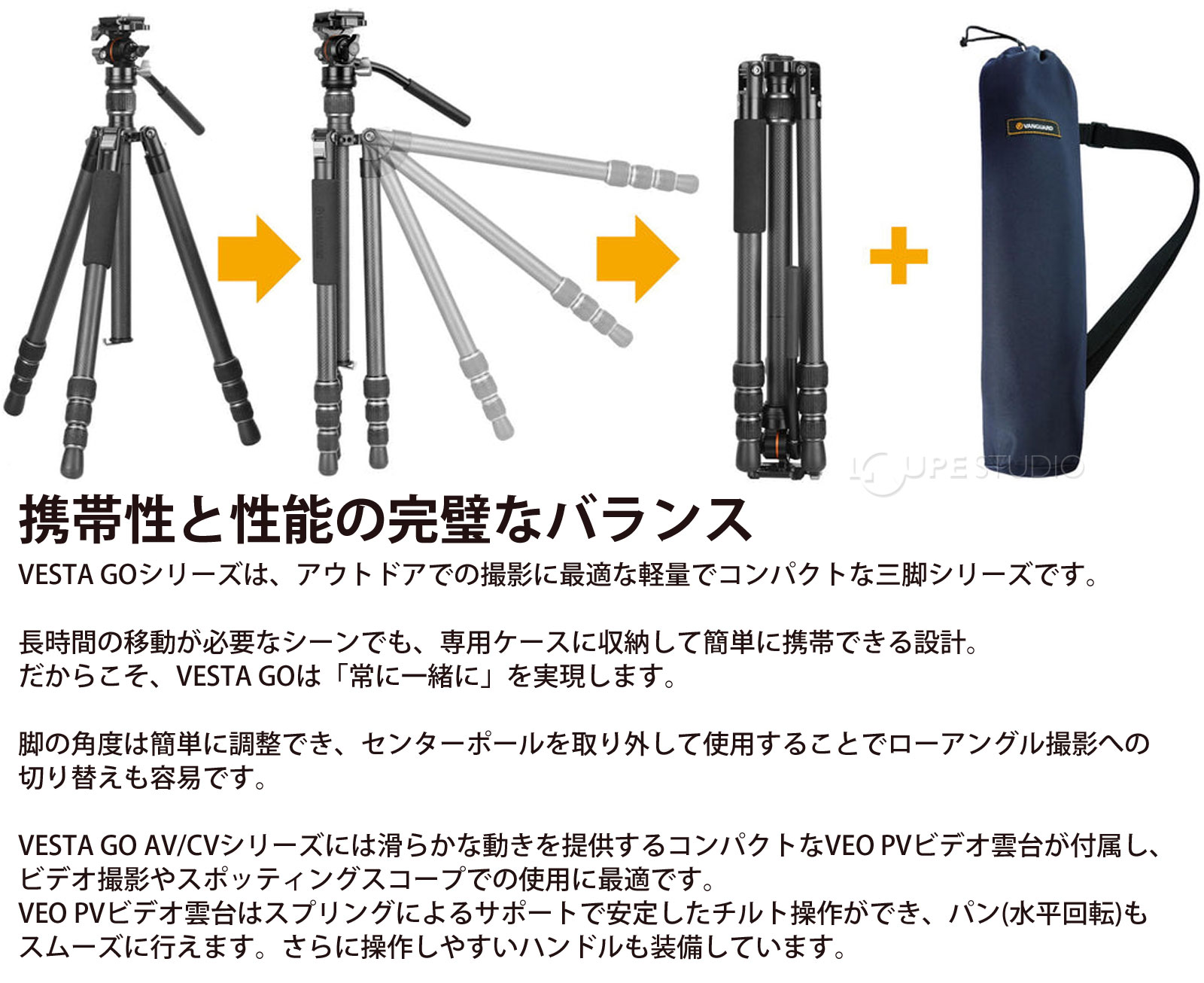 携帯性と性能の完璧なバランス 