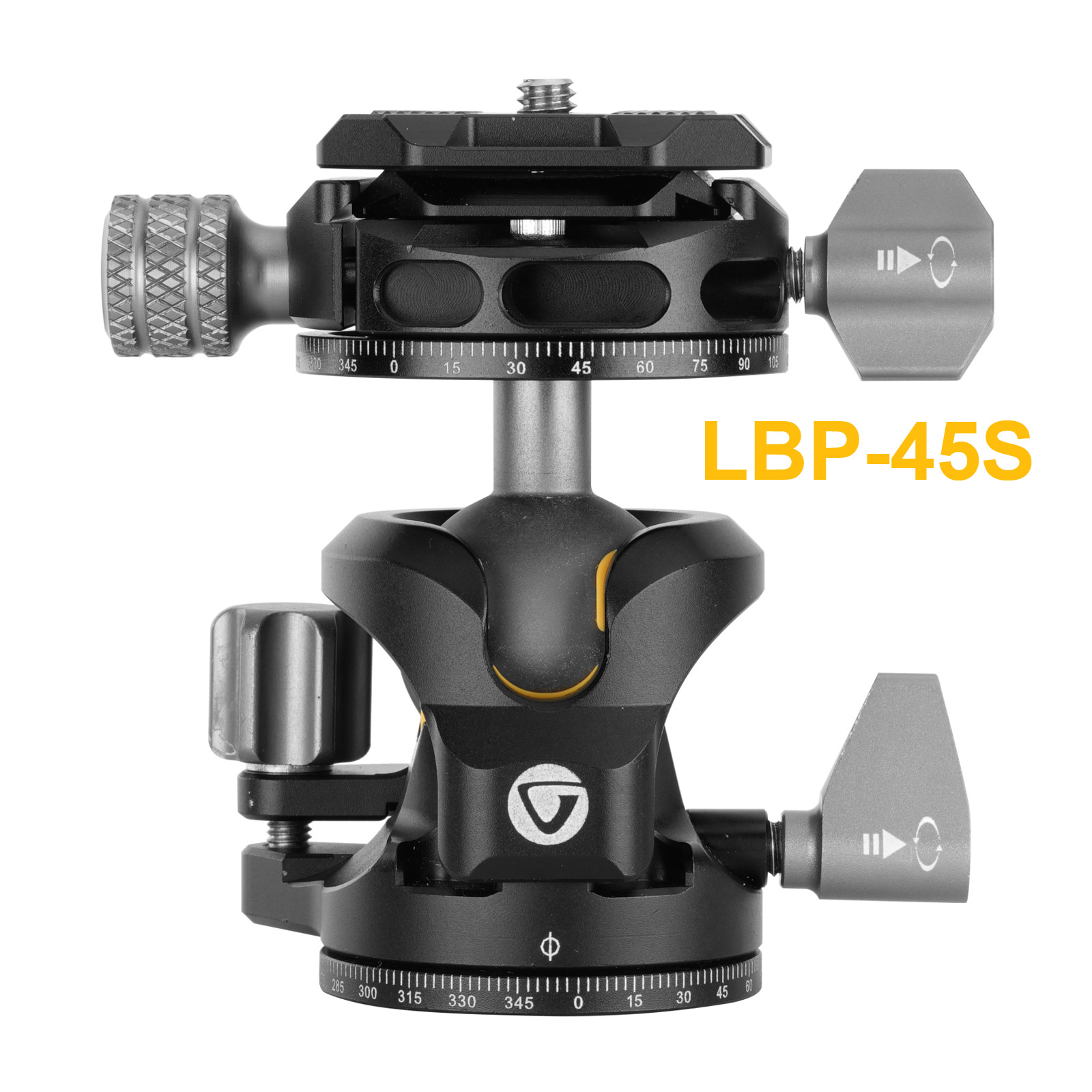 LBP-45S 自由雲台 耐荷重 15KG 軽量中空構造ボール アルカスイス互換 三脚 一脚 バンガード VANGUARD