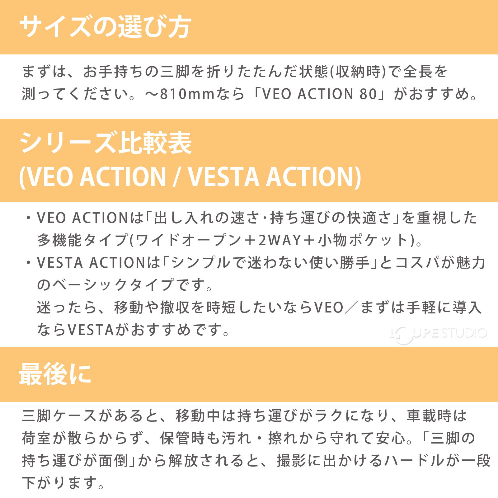サイズの選び方 
