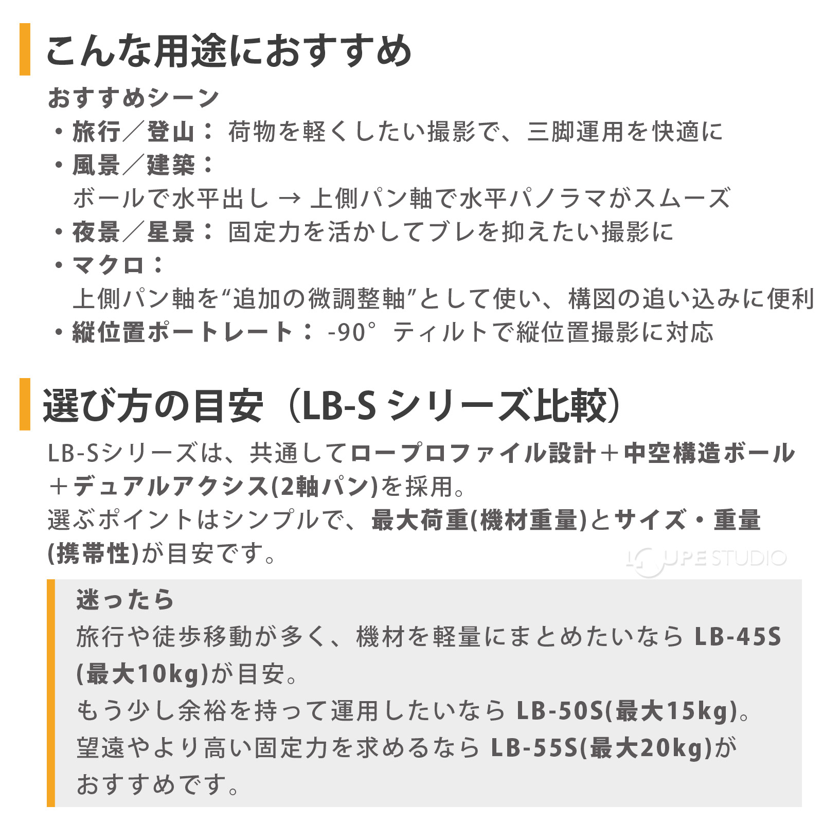 こんな用途におすすめ 