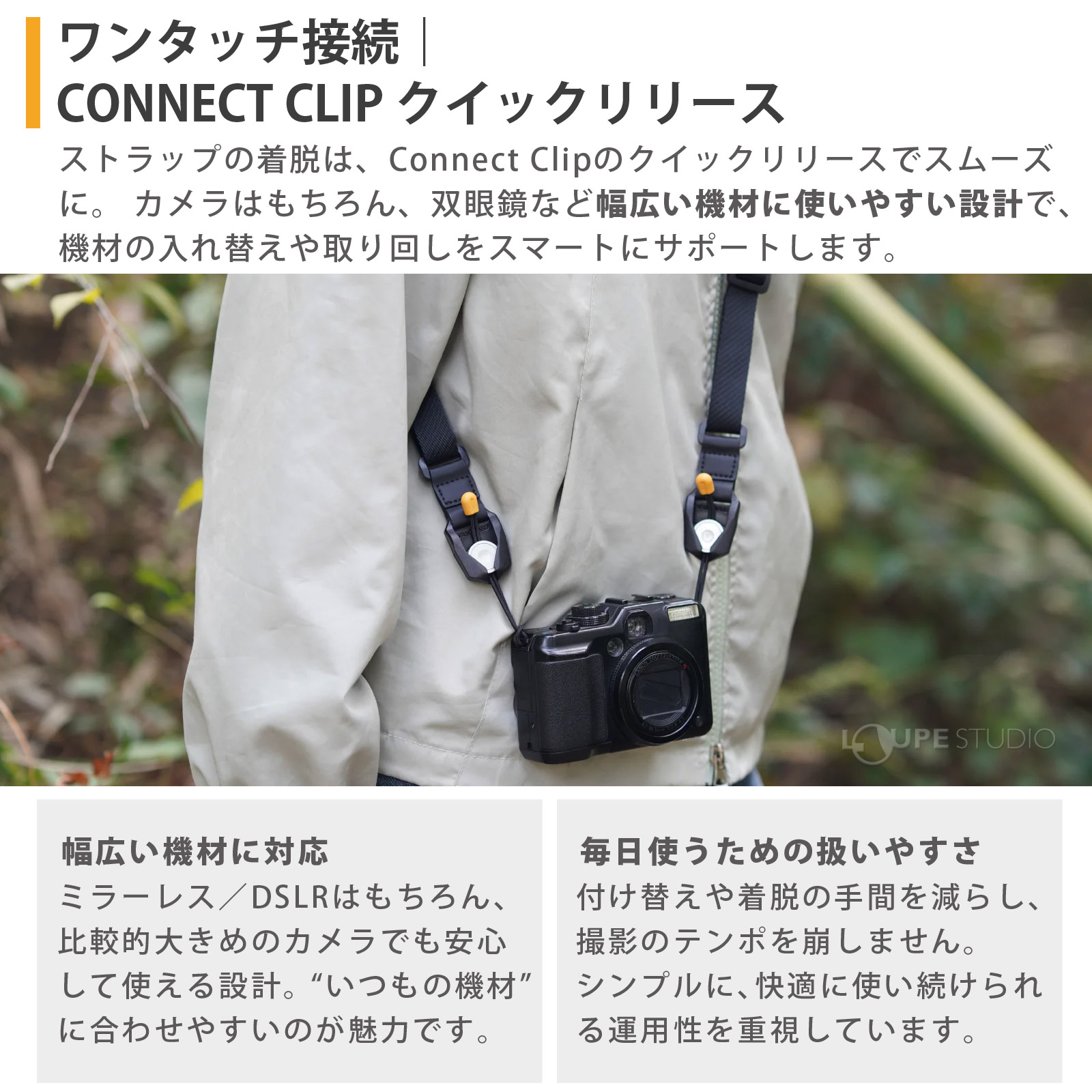 CONNECT CLIP クイックリリース 