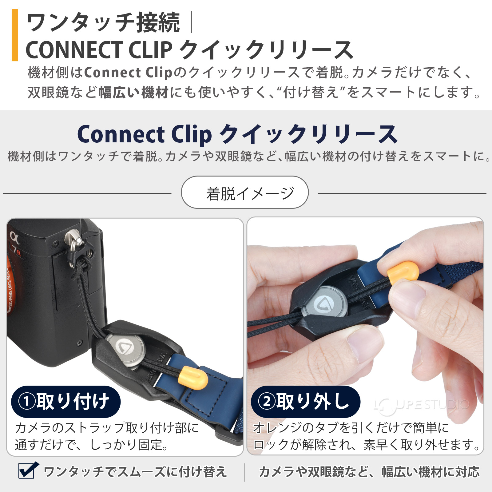 ワンタッチ接続