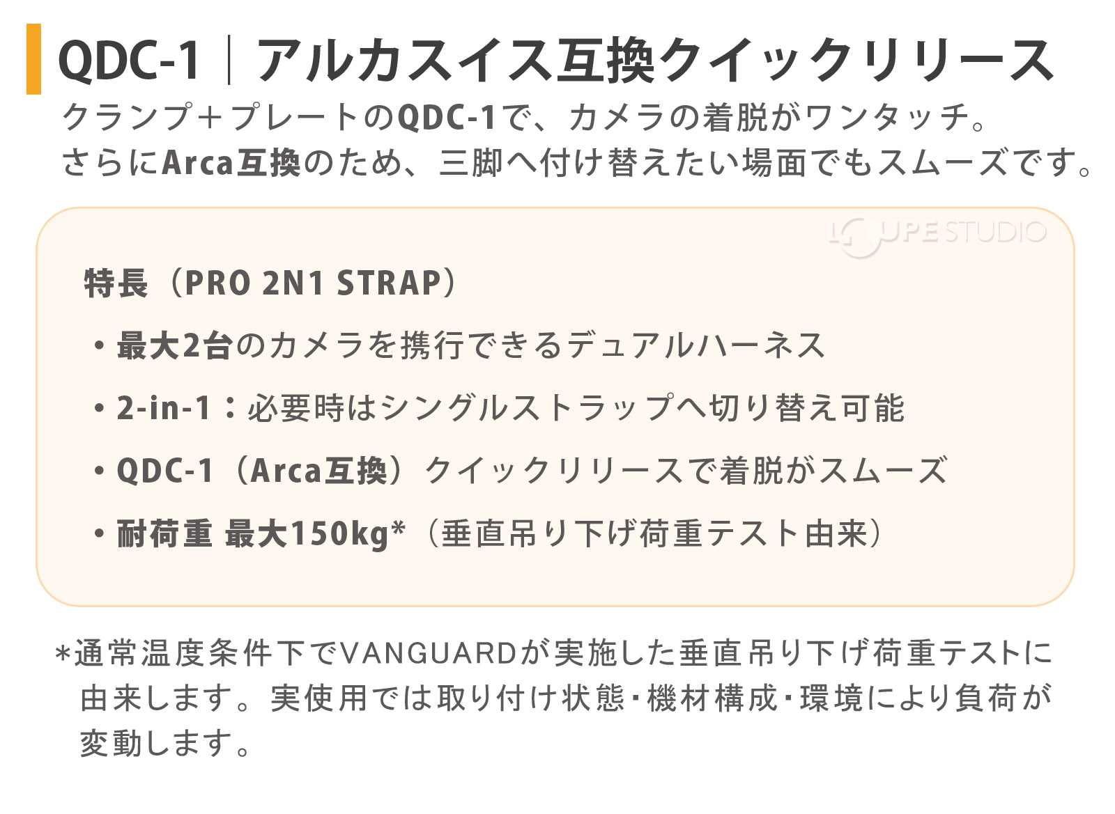 QDC-1|アルカスイス互換クイックリリース