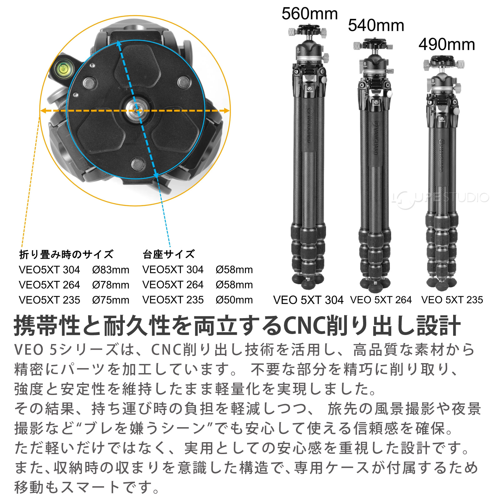 携帯性と耐久性を両立するCNC削り出し設計 