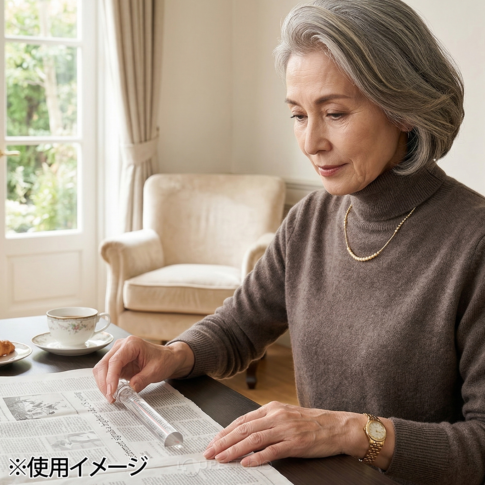 ルーペ使用イメージ 