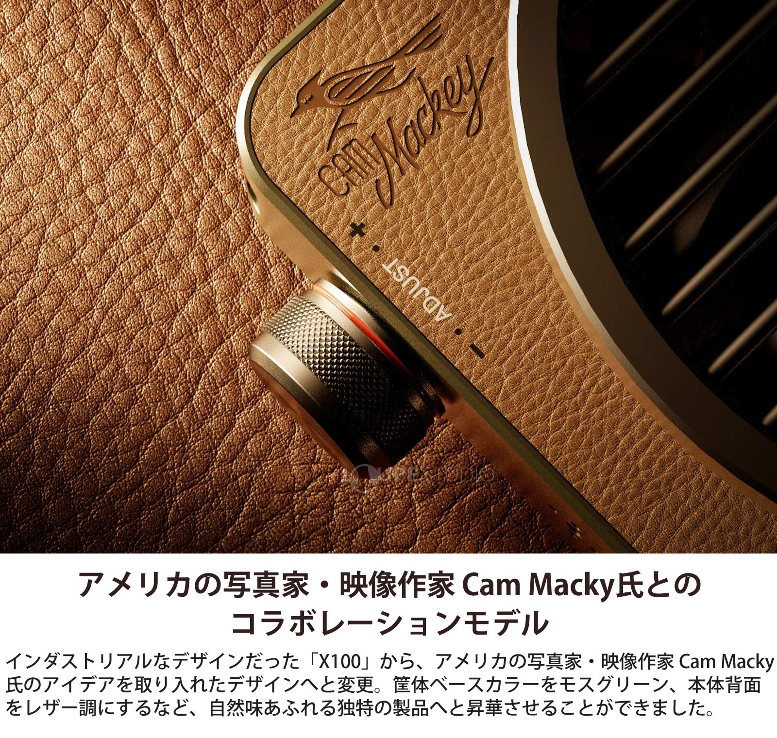 アメリカの写真家・映像作家 Cam Macky氏とのコラボレーションモデル 