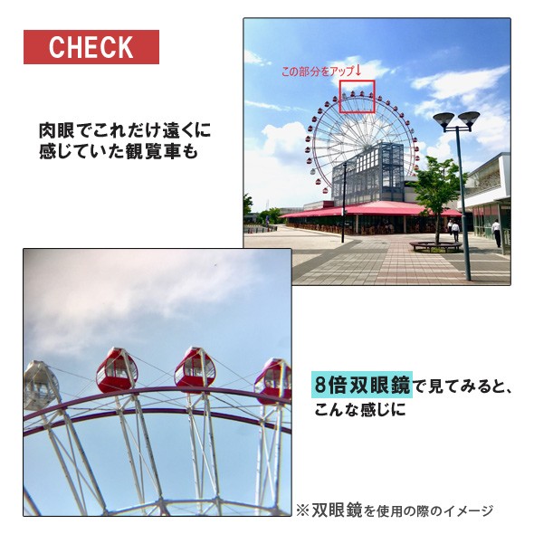 8倍の見え方