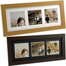 ましかく窓フレーム 3窓 フォトフレーム 写真立て 額縁 おしゃれ 木製 プレゼント 結婚祝い かわいい 