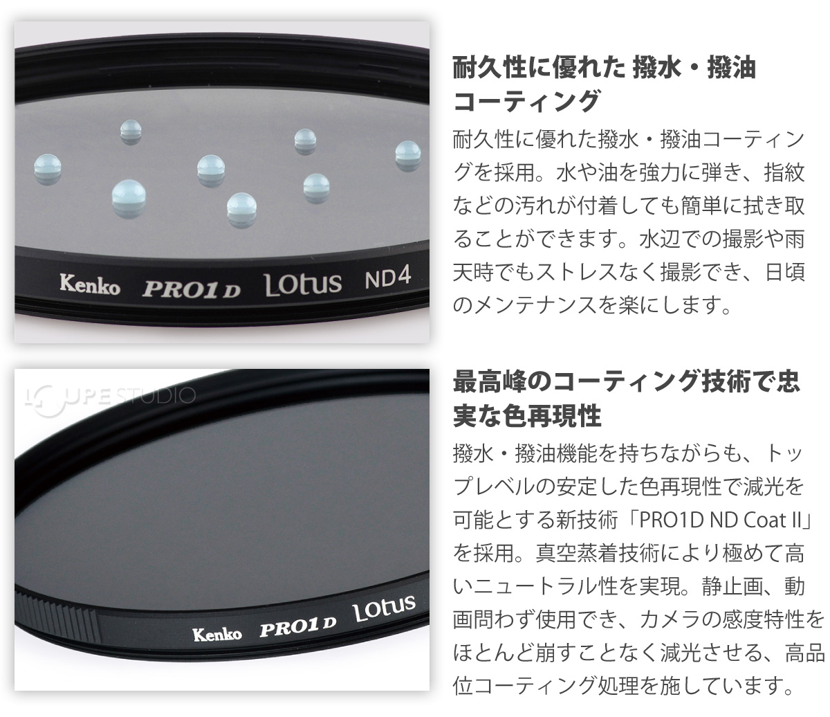 耐久性に優れた 撥水・撥油コーティング 