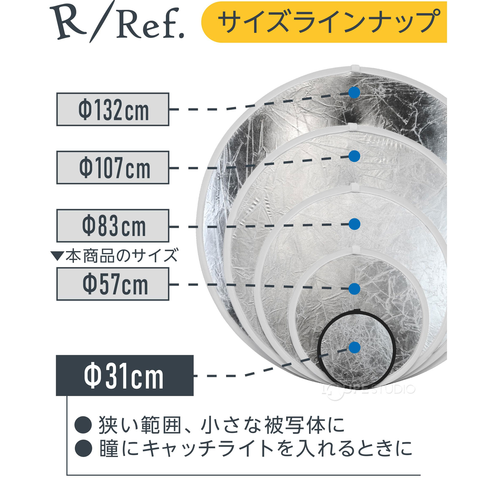 携帯に便利な収納ケース付き 