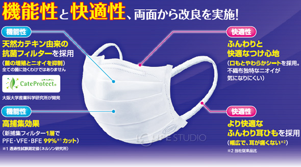 機能性と快適性、両面から改良を実施! 