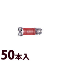 ネジ プラス マイナス メガネ 眼鏡 めがね 丁番用 部品 パーツ 交換 修理 メンテナンス ±RedネジW平頭 50本入 眼鏡屋