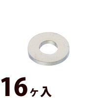 ワッシャー メガネ 眼鏡 めがね 金属ワッシャW 3.5×0.5×1.5 16個入